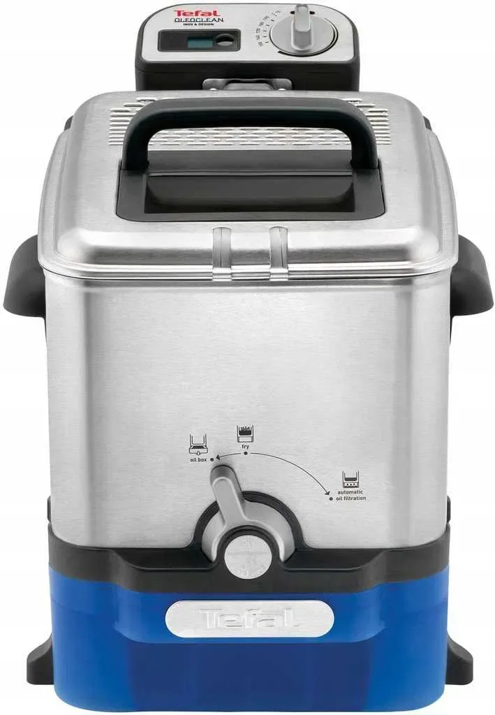 Фритюрниця Tefal Oleoclean Pro Inox & Design FR804015 картопля фрі фастфуд — фото 2