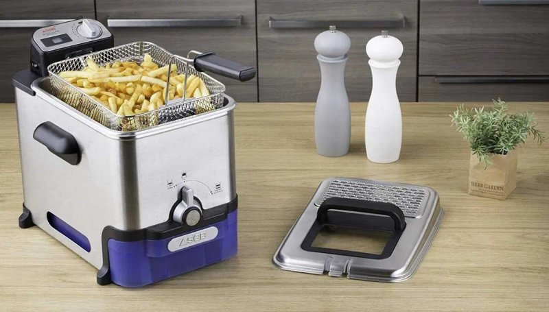 Фритюрниця Tefal Oleoclean Pro Inox & Design FR804015 картопля фрі фастфуд — фото 7