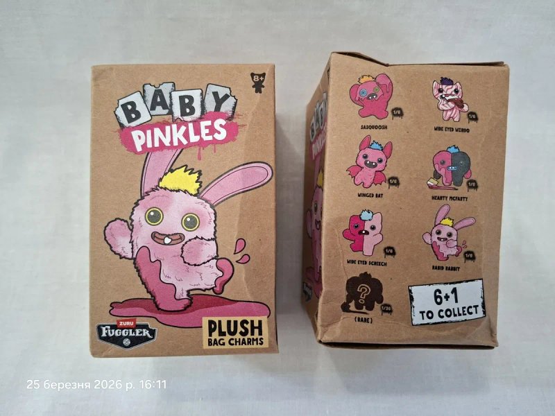 Fuggler фаглер фуглер серия baby pinkles рандом оригинал 10 см — фото 2