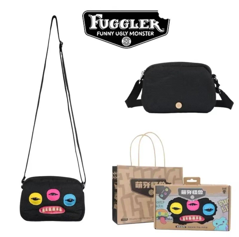 Fuggler фуглер фаглер мягкие сумочки котик далматинец красная оригинал сумка crossbody bag — фото 3