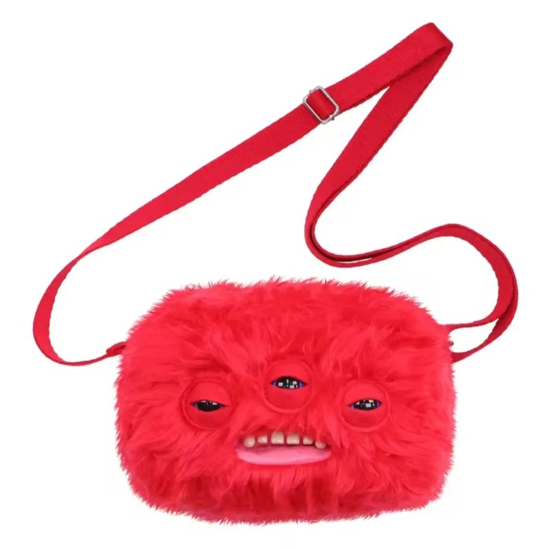 Fuggler фуглер фаглер мягкие сумочки котик далматинец красная оригинал сумка crossbody bag — фото 8