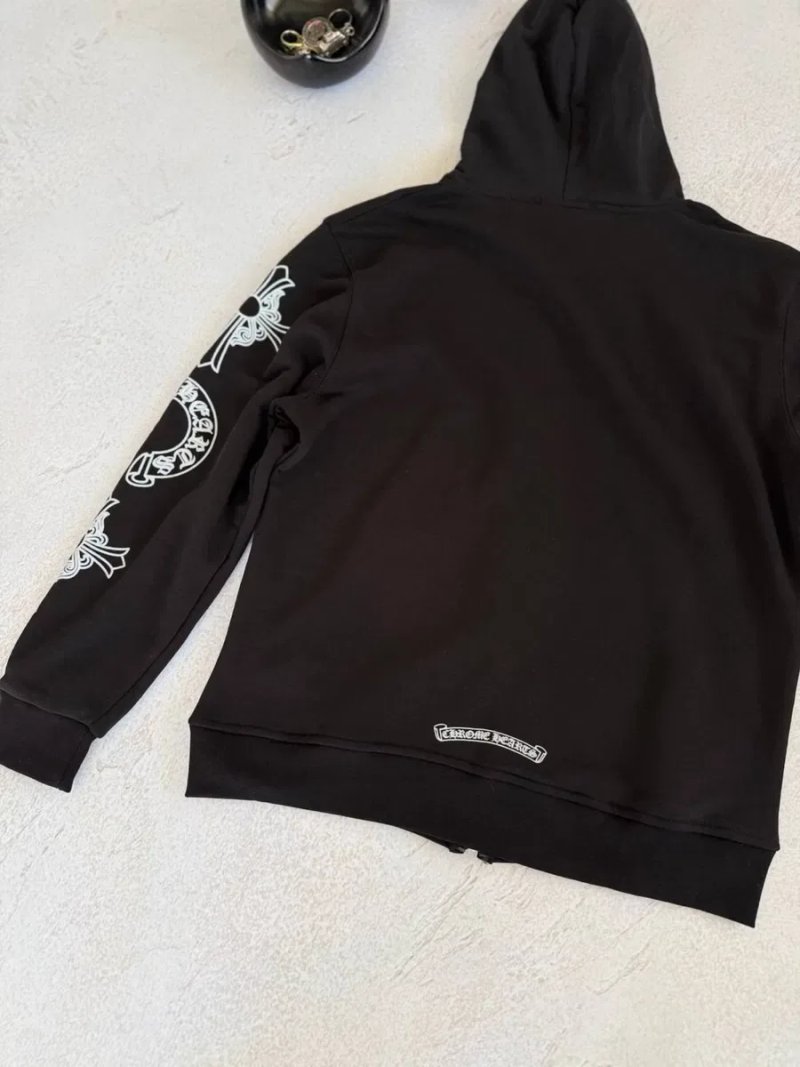 Full Zip Chrome Hearts Black — фото 5