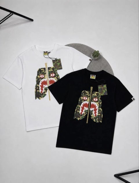 Футбока bape tiger бейп тайгер черная чорна зелений принт