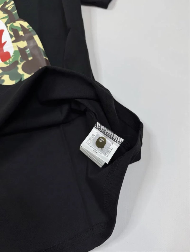 Футбока bape tiger бейп тайгер черная чорна зелений принт — фото 4