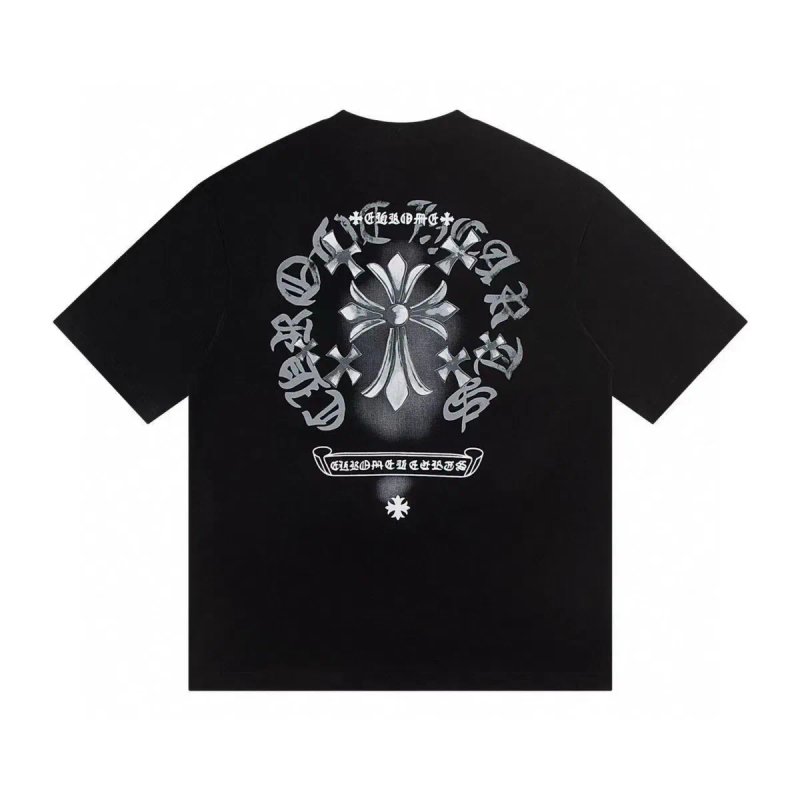 Футбокли Chrome Hearts унисекс Хром Хартс с керстами новинка 2025 — фото 2