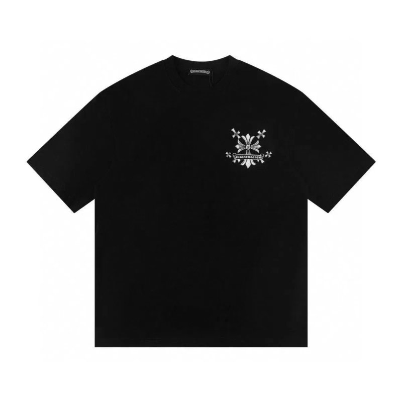 Футбокли Chrome Hearts унисекс Хром Хартс с керстами новинка 2025 — фото 3