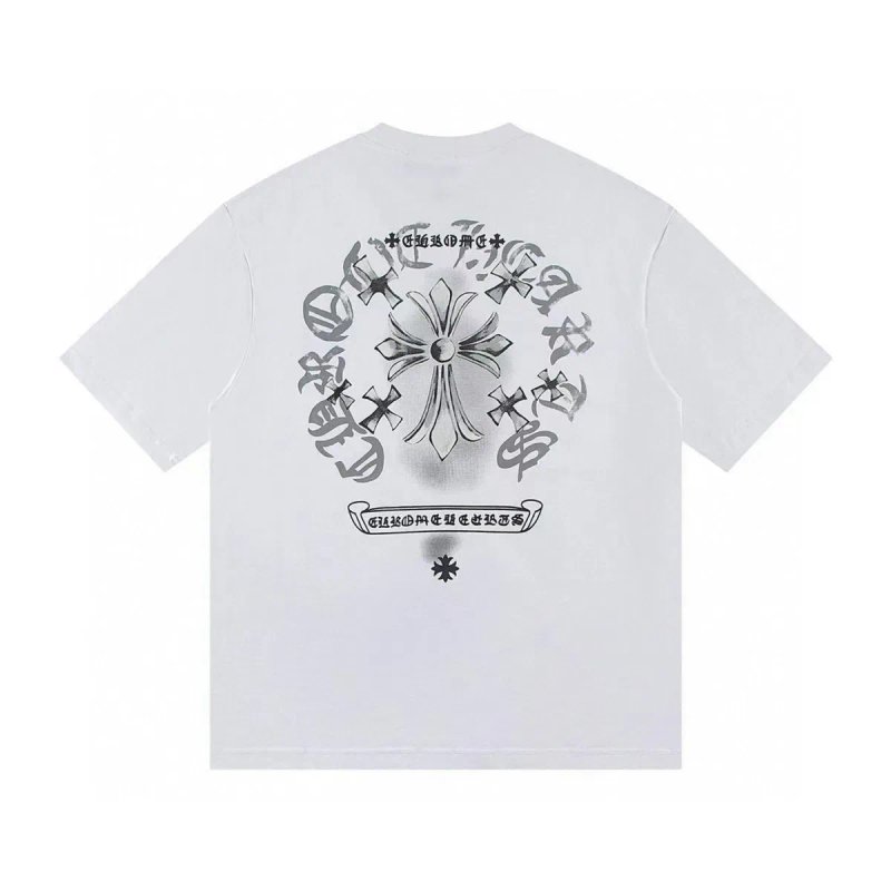 Футбокли Chrome Hearts унисекс Хром Хартс с керстами новинка 2025 — фото 5