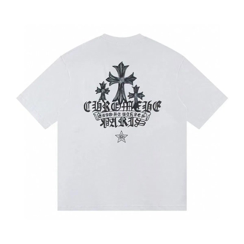 Футбокли Chrome Hearts унисекс Хром Хартс с керстами новинка 2025 — фото 7