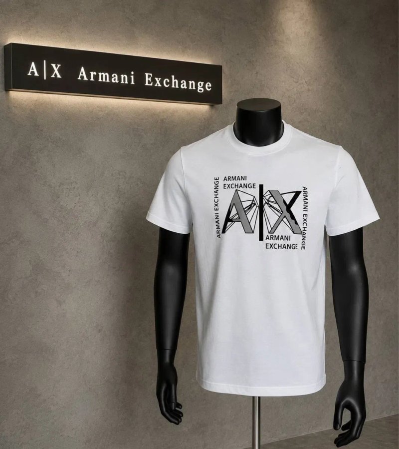 Футболка Armani Exchange A|X | 4 кольори | Розміри M–3XL — фото 4