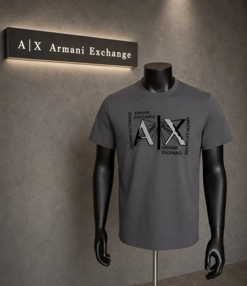Футболка Armani Exchange A|X | 4 кольори | Розміри M–3XL — фото 5
