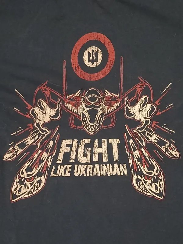 Футболка Авіація Галичини Fight Like Ukrainian (FLU) L/M — фото 2