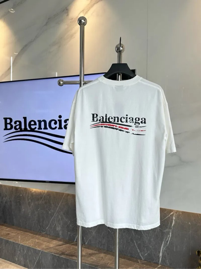 Футболка Balenciaga oversize чорна та біла S M L XL — фото 4