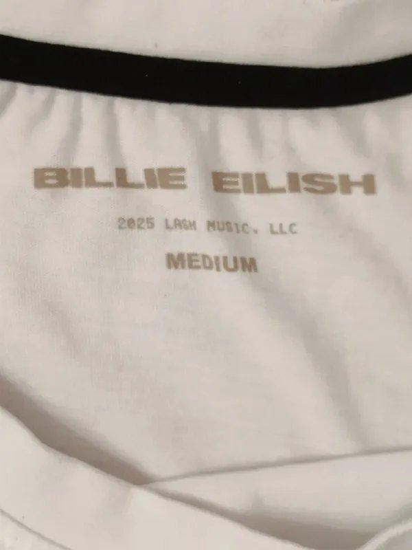 Футболка BILLIE EILISH Official Merch (2025) Oversize M-L — фото 3