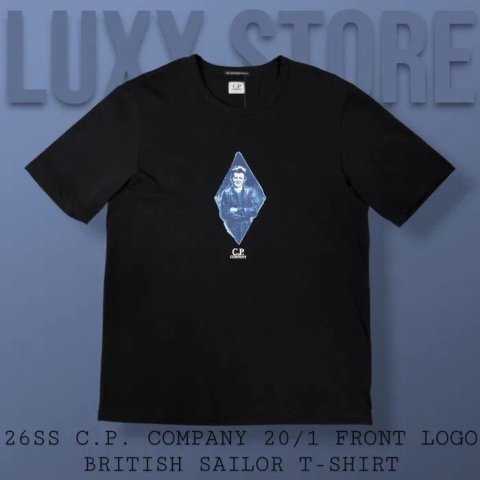 Футболка C.P. Company Jersey Front  Logo (C P, CP, сипикомпани)