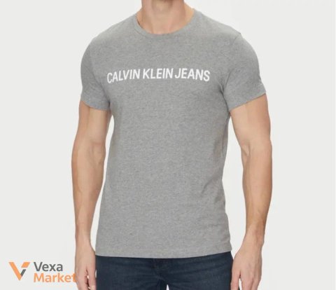 Футболка Calvin Klein Jeans сіра розмір L