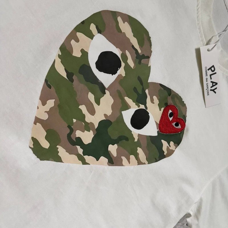 Футболка Comme des Garcons Play Logo унисекс плей с сердцем — фото 2
