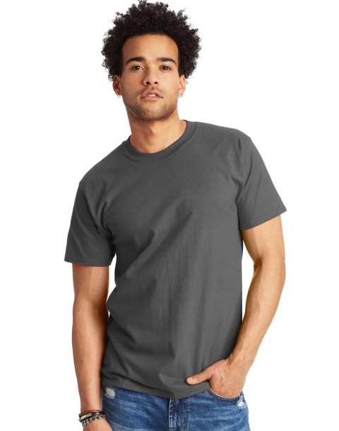 Футболка Hanes Heavyweight зі щільної бавовняної тканини