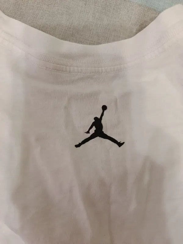 Футболка Jordan (Nike) белая, 100% хлопок — фото 3