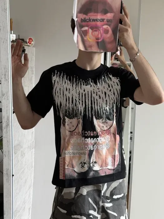 футболка Ken Carson agreat chaos girls vetements balenciaga rick owens maison margiela acne studios — фото 5