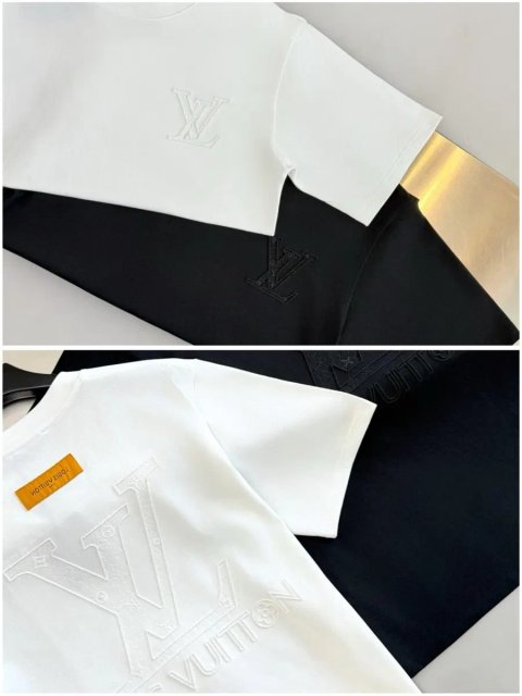 Футболка Louis Vuitton / Луі Вітон, чорна біла, (S-2XL)