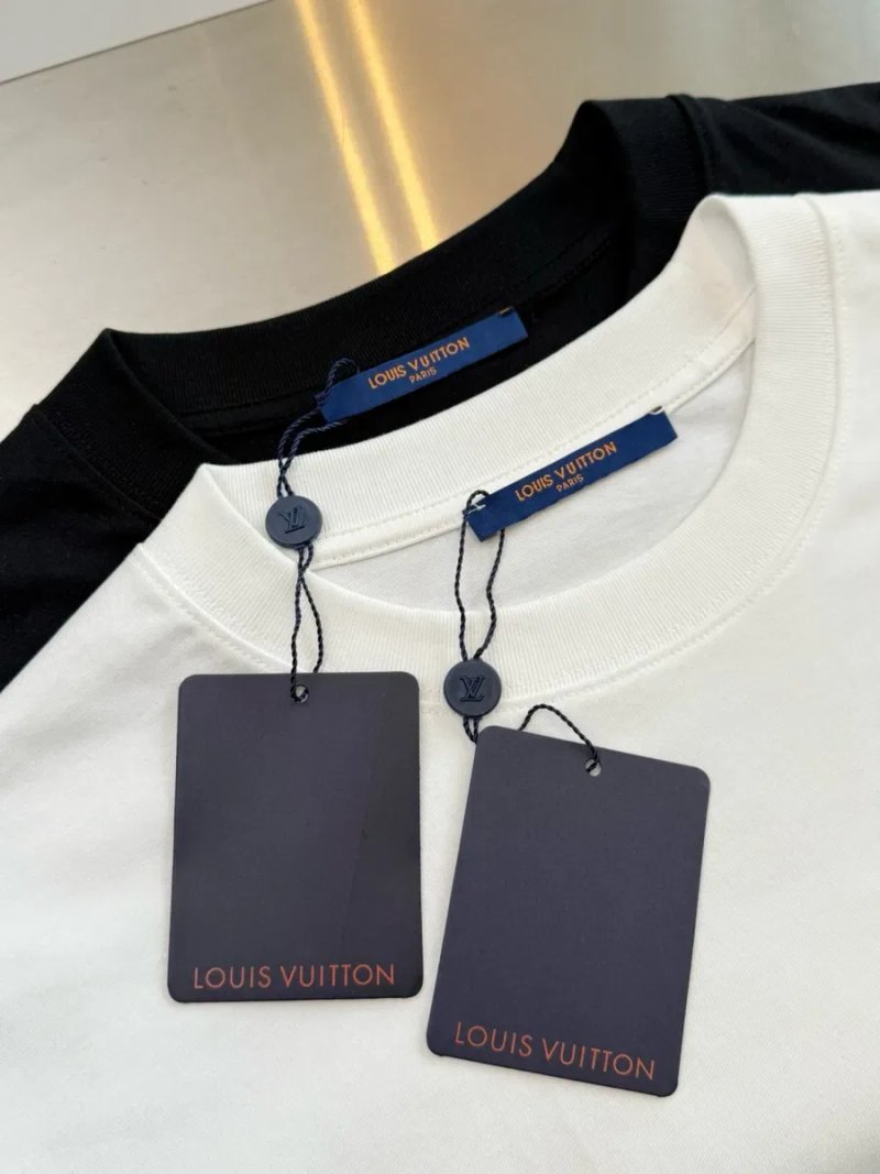 Футболка Louis Vuitton / Луі Вітон, чорна біла, (S-2XL) — фото 4