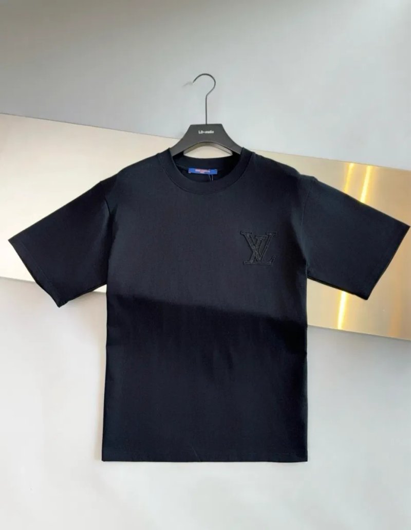 Футболка Louis Vuitton / Луі Вітон, чорна біла, (S-2XL) — фото 6
