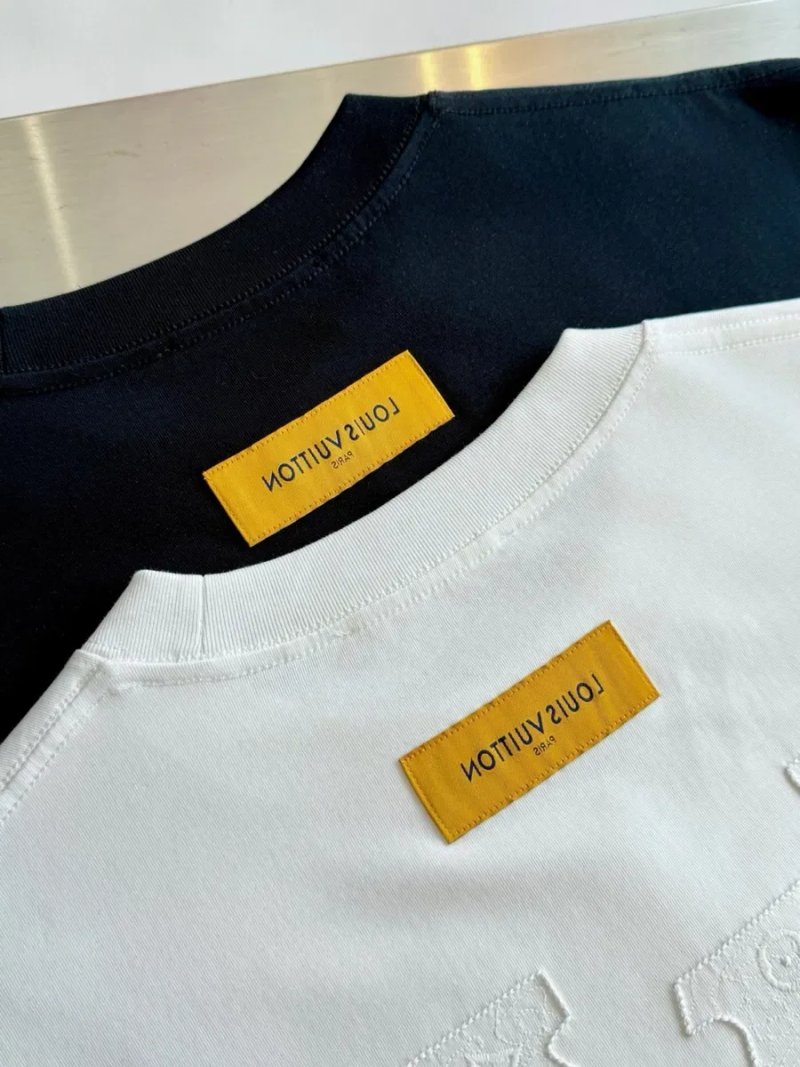 Футболка Louis Vuitton / Луі Вітон, чорна біла, (S-2XL) — фото 8