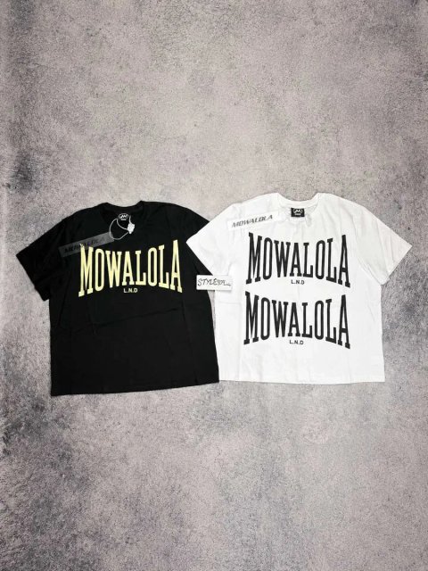 Футболка Mowalola Double Logo Tee opium archive