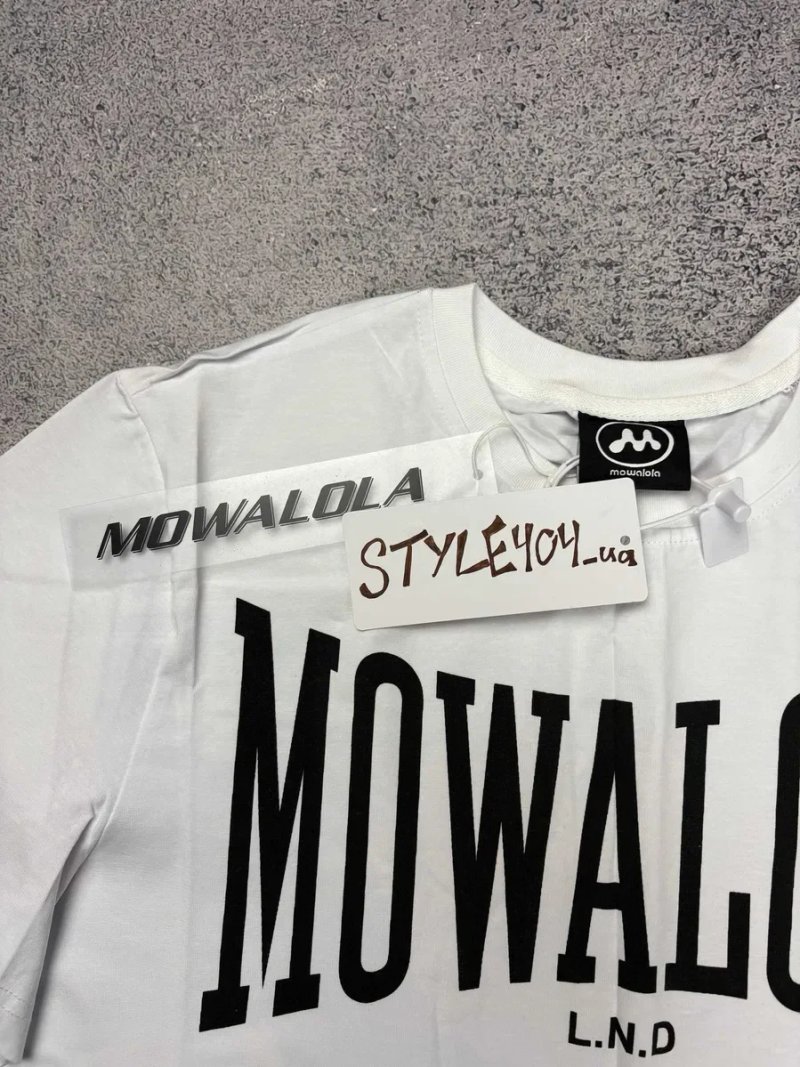 Футболка Mowalola Double Logo Tee opium archive — фото 2