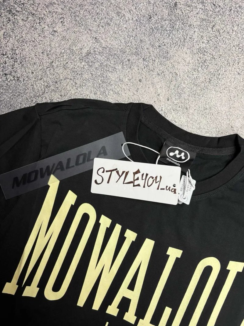 Футболка Mowalola Double Logo Tee opium archive — фото 3
