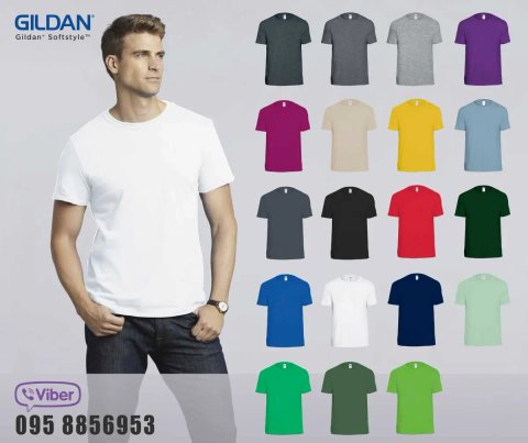 Футболка мужская 100% хлопок Gildan Men’s Softstyle Cotton t-shirt