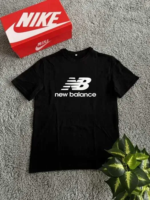 Футболка New Balance / Базова чорна футболка Нью Беланс / Нб Nb — фото 6