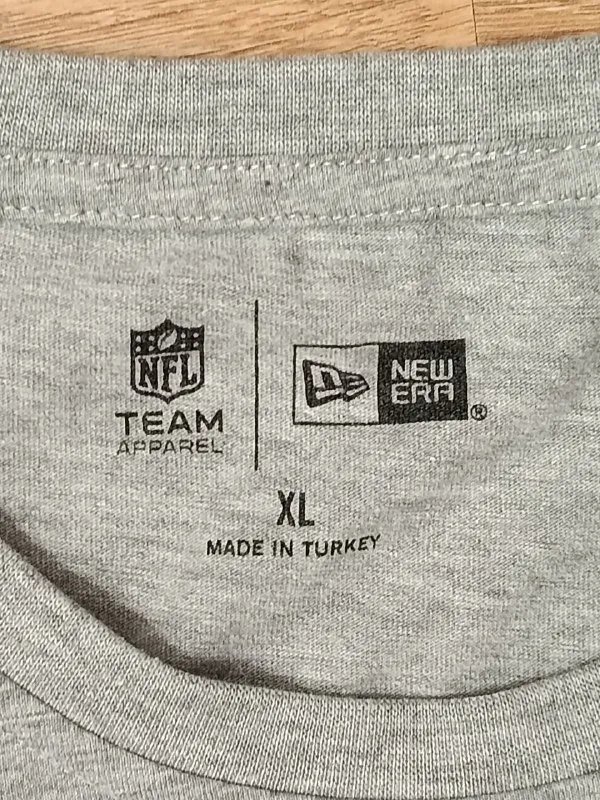 Футболка New Era × NFL Seattle Seahawks XL Серо-меланжевая — фото 3