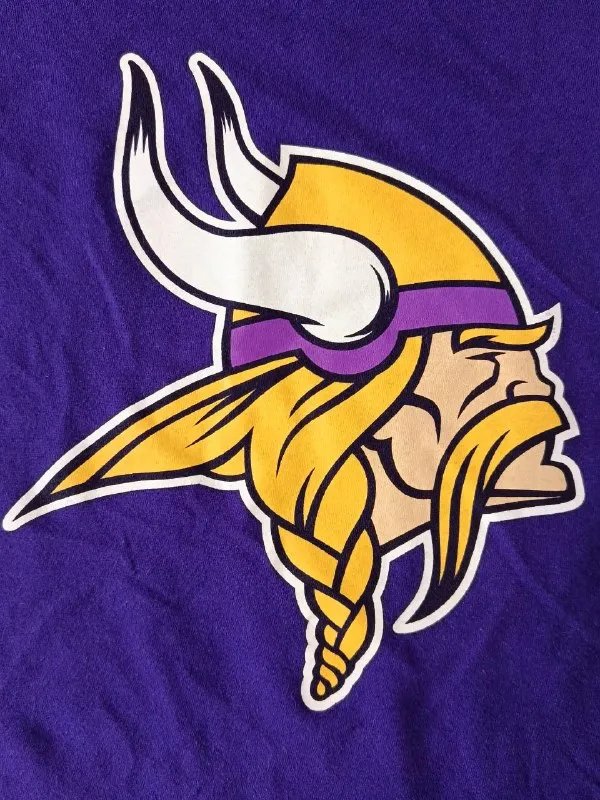 Футболка NFL Minnesota Vikings Team Apparel фиолетовая — фото 2