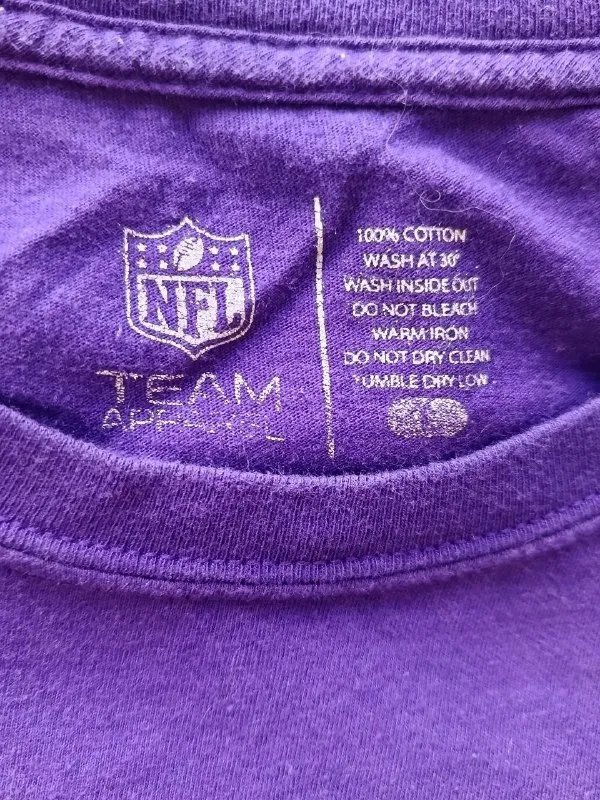 Футболка NFL Minnesota Vikings Team Apparel фиолетовая — фото 3