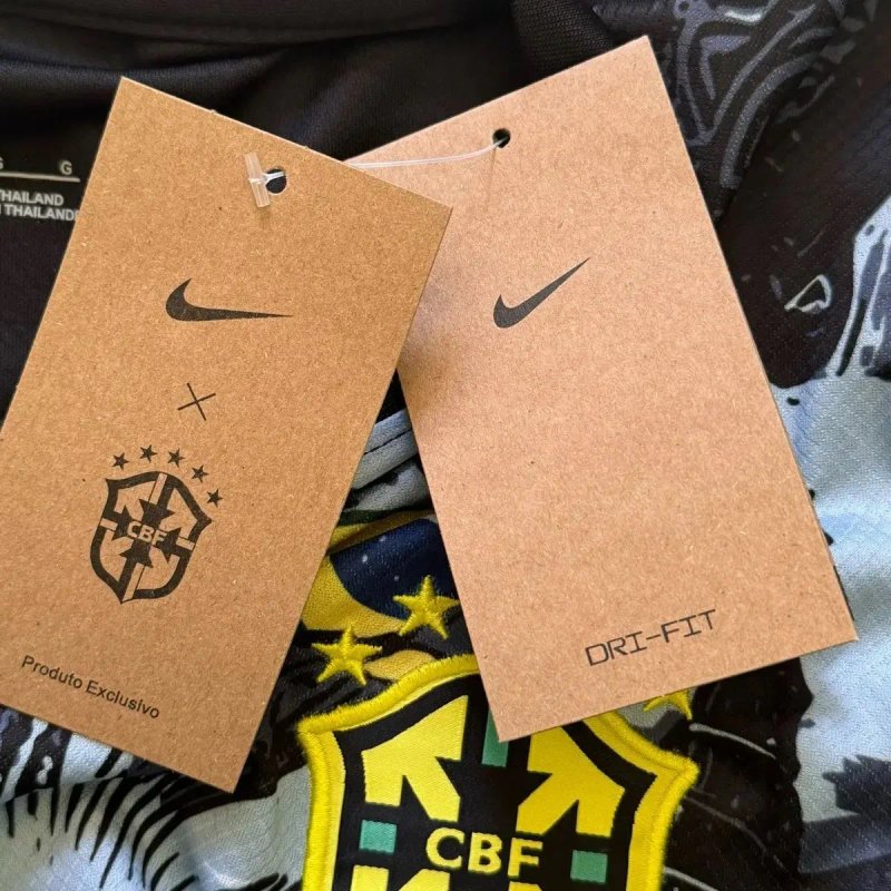 Футболка Nike Brazil, розмір S, L, XL. Футболка Nike чорна. — фото 8