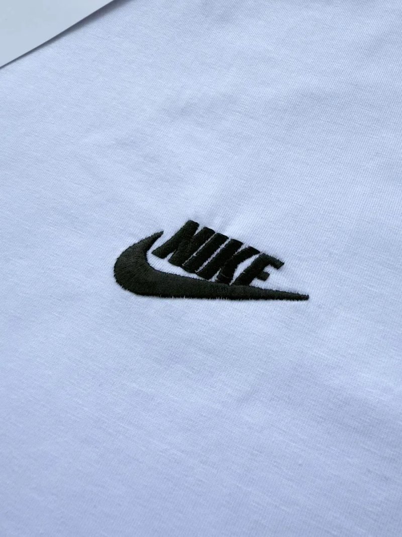 Футболка Nike вишивка чорна, біла чоловіча, Найк — фото 8