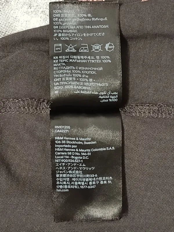 Футболка Pink Floyd H&M M Черная — фото 5