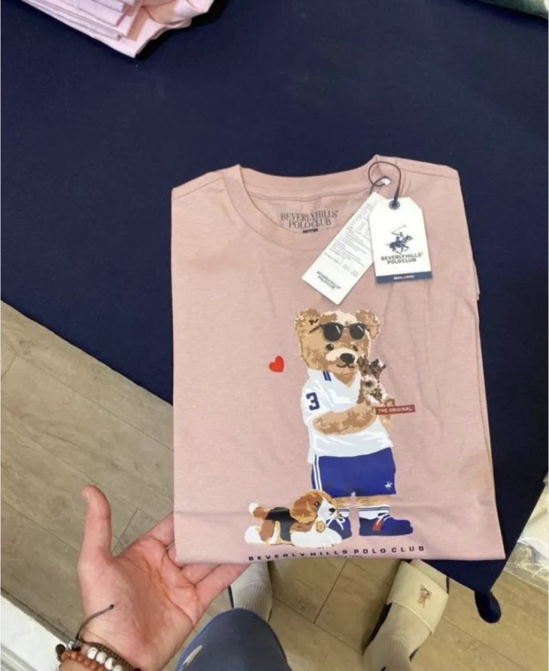Футболка polo bear ralph lauren унісекс футболка з ведмедем, футболка — фото 2