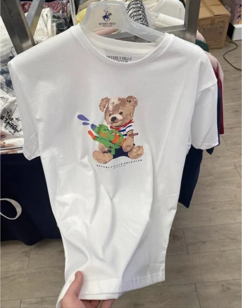 Футболка polo bear ralph lauren унісекс футболка з ведмедем, футболка — фото 6