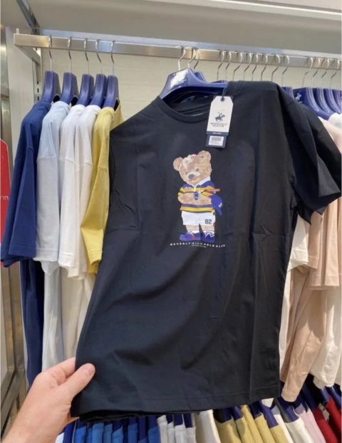 Футболка polo bear унісекс з ведмедем ralph lauren