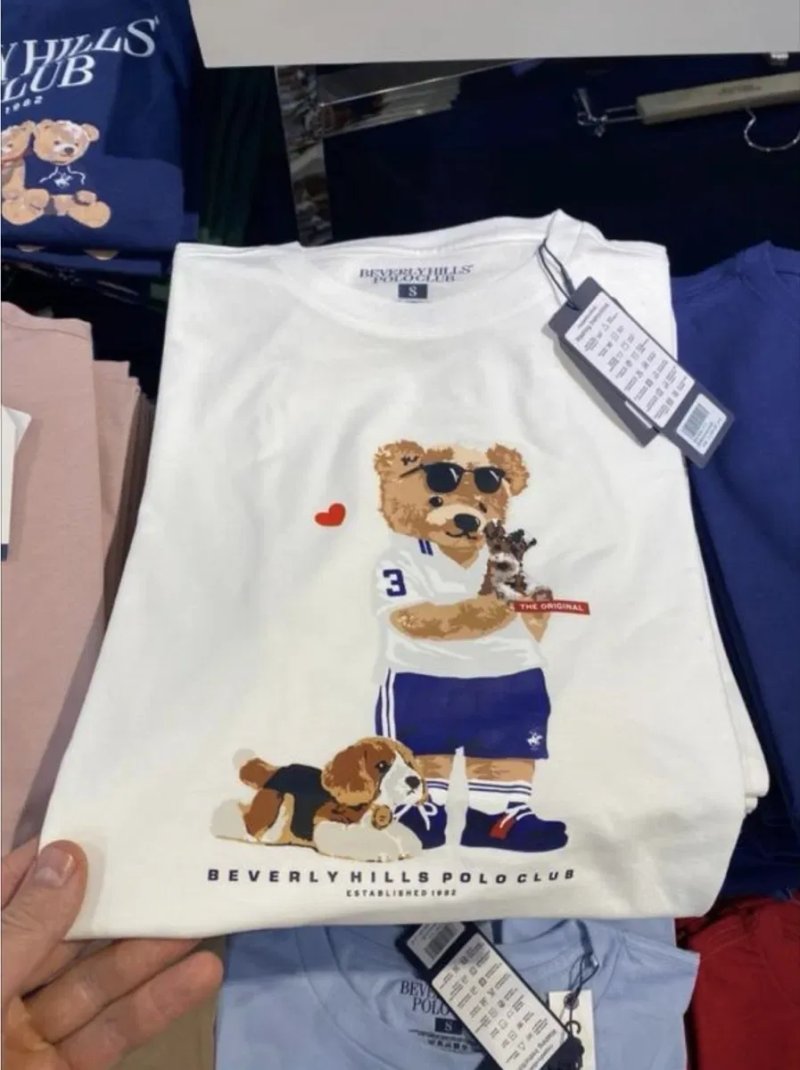 Футболка polo bear унісекс з ведмедем ralph lauren — фото 3