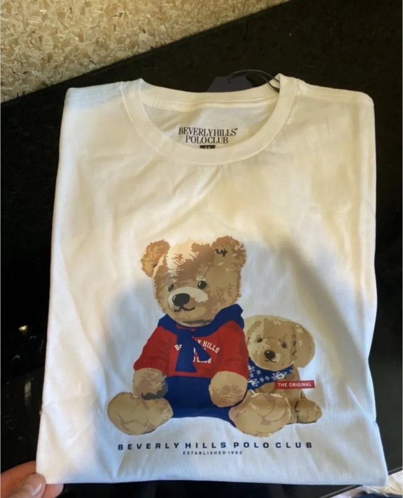Футболка polo bear унісекс з ведмедем ralph lauren — фото 7