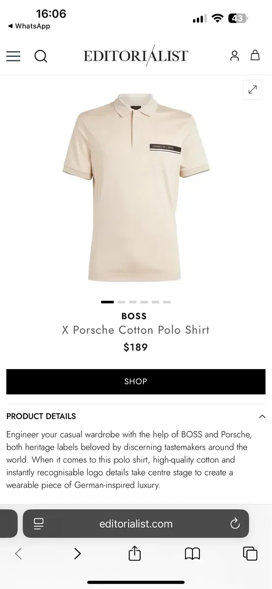 Футболка Поло Hugo Boss Porsche XL розмір! — фото 7