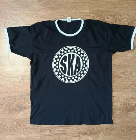 Футболка SKA / 2 Tone Ringer T-shirt черная XXL
