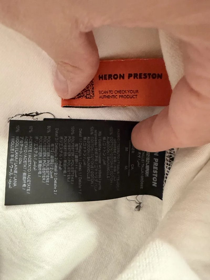 Футболка СТИЛЬ белая Heron Preston — фото 4
