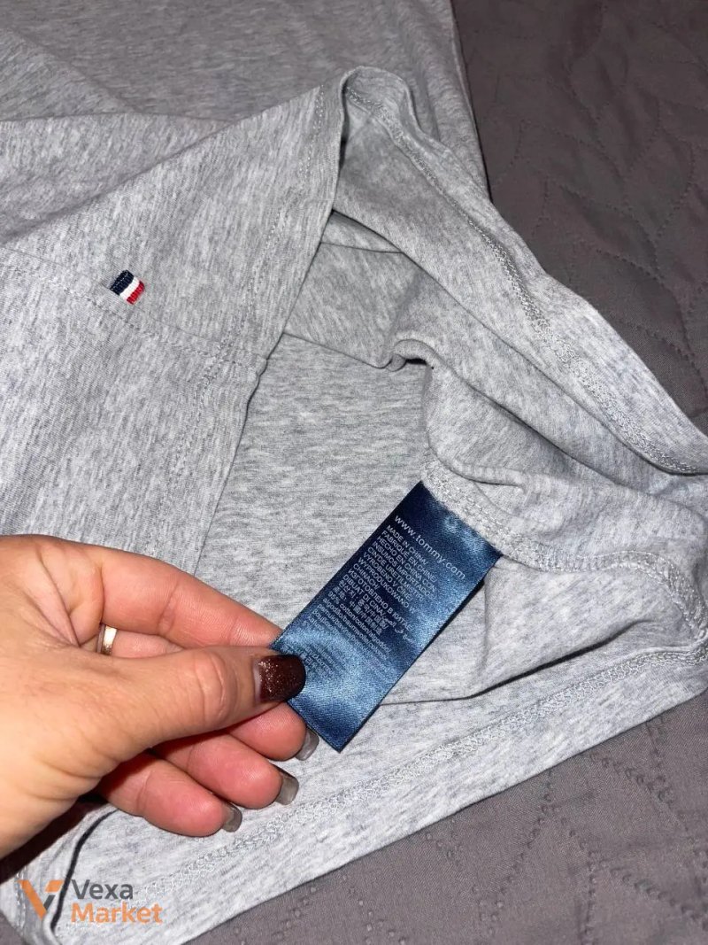 Футболка Tommy Hilfiger сіра — фото 2