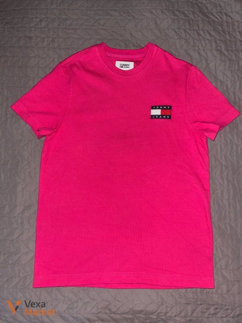 Футболка Tommy Jeans рожева розмір XS-S
