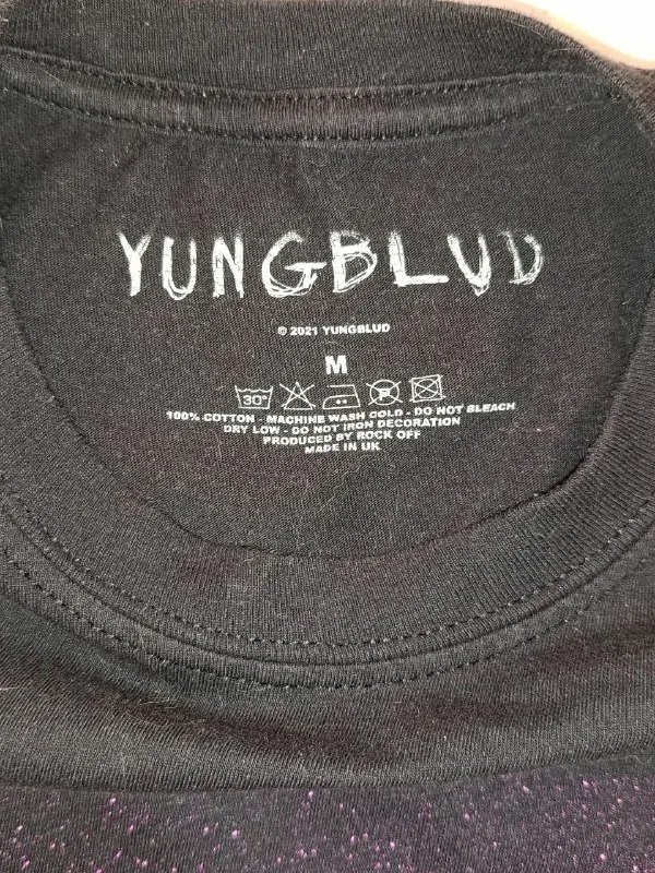 Футболка YUNGBLUD (Официальный мерч к альбому «Weird!») Размер M — фото 3