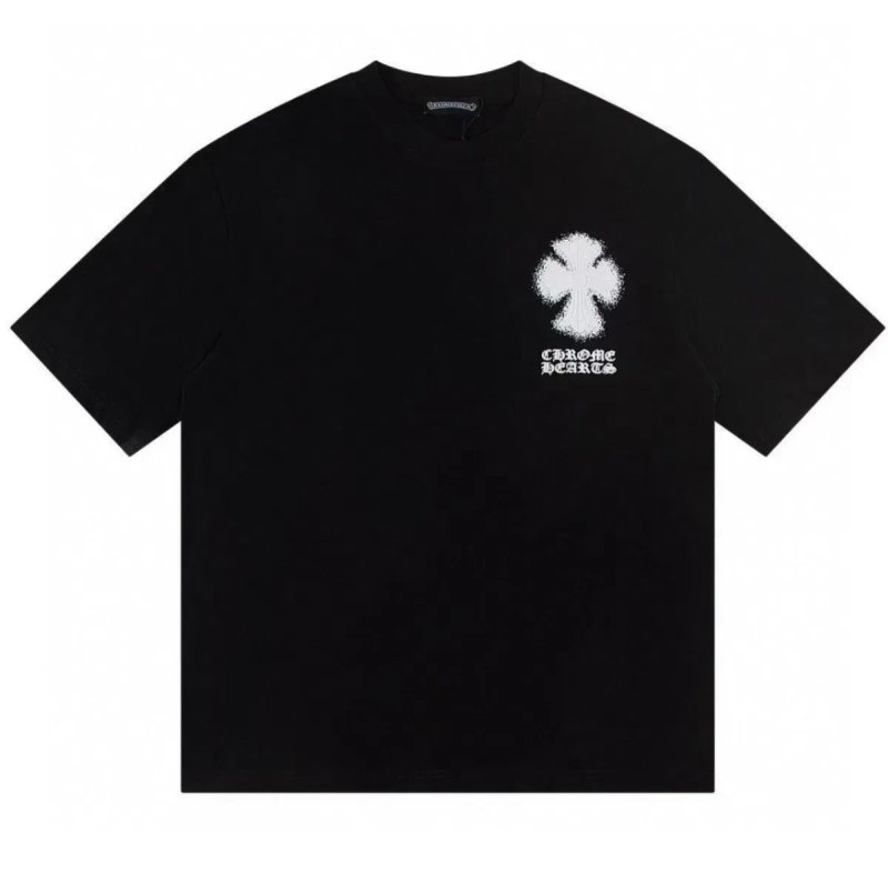 Футболки Chrome Hearts cross Logo унисекс Хром Хартс Новинка Лета — фото 2